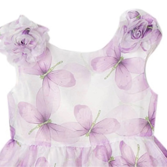 MAYORAL
Girls White & Purple Butterfly Dress - Picture 3 of 8